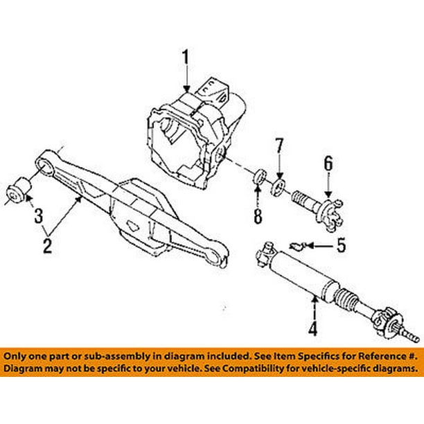 Genuine Mopar Axle Assembly Clamp 4428723 Genuine Mopar Axle Assembly Clamp 4428723